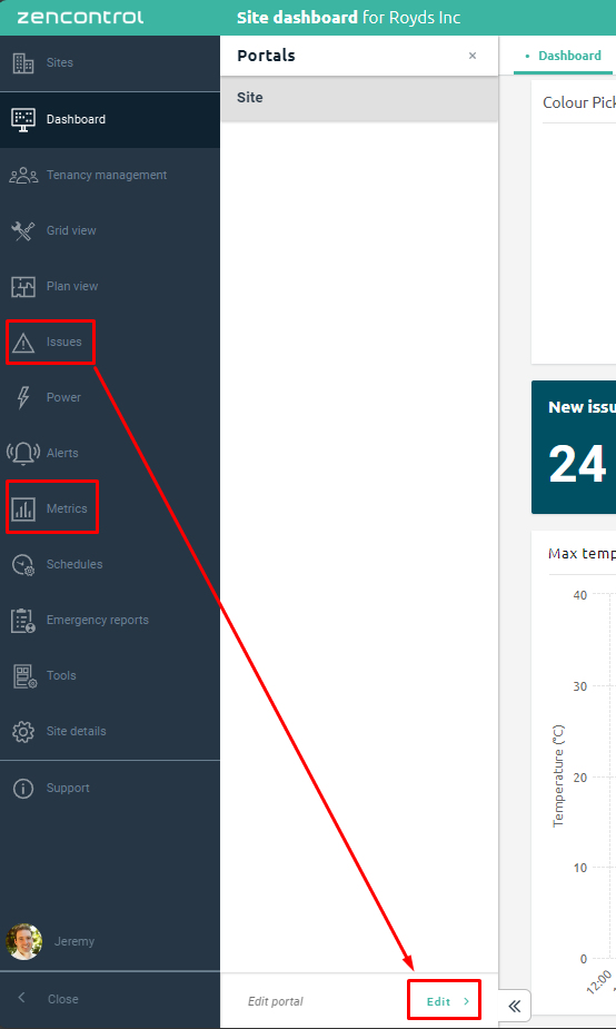 How To Create And Modify Custom Dashboards In The Web Portal Zencontrol